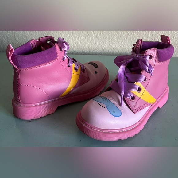Doc Dr Martin SPECIAL EDITION- Adventure Time Princess PINK Boots Size 5 - Picture 16 of 16